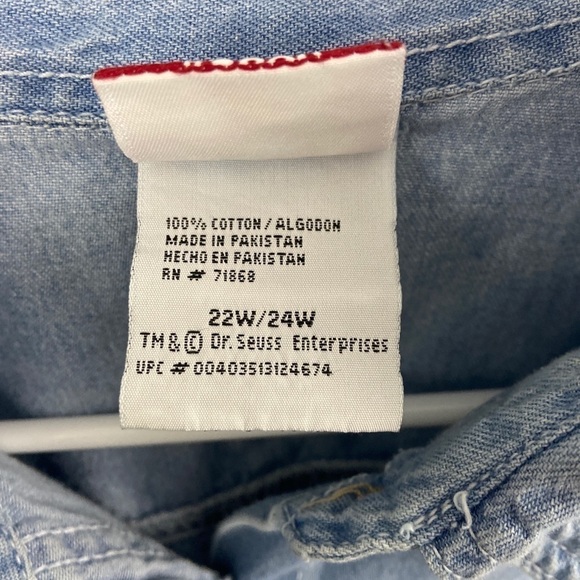 Vtg Womens Dr Seuss Sam I Am 22w/24w Long Shirt - Picture 4 of 11